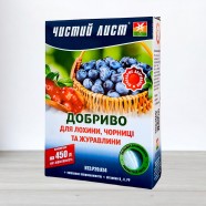 Чистий Лист крист. для лохини, чорниці та журавлини, 0,3 кг